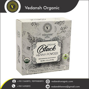ผงเฮนน่าสีผมติดทนนานสีดำออร์แกนิค | 100% สมุนไพรย้อมสีธรรมชาติปลอดสารเคมี - Product Image 4