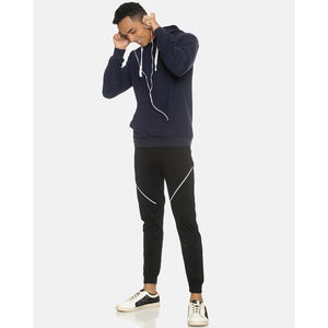 Logo personnalisé bandes latérales hommes survêtement hommes survêtement jogging polaire costume joggeurs pantalon survêtement/streetwear - Product Image 4