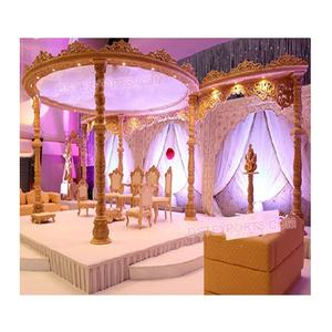 Piliers en bois pour mariage, mandap traditionnel, artisanat en bois, mandap en gros, ensemble de mandap pour mariage, vente en gros en Australie, vente en gros aux États-Unis - Product Image 1