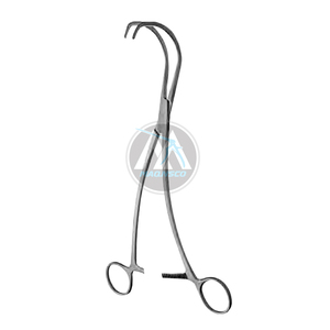 Ensemble d'instruments manuels DERRA Pince vestibulaire à mâchoire en acier inoxydable et acier dentelé longitudinalement - Product Image 5