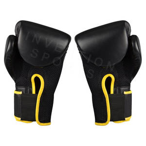 Guantes de boxeo de cuero PU hechos a medida de diferentes colores para artes marciales y boxeo - Product Image 6