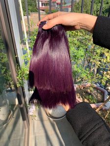 Extensions de cheveux vietnamiennes Super Double Drawn, cuticules alignées, lisses comme des baguettes, couleur naturelle, tissage machine, couleur assortie - Product Image 3