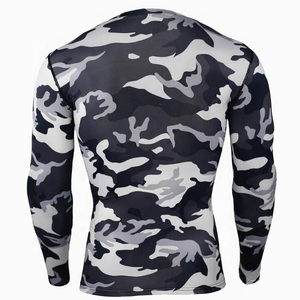 Rashguard ชุดกีฬาทางน้ำแขนยาวสำหรับผู้ชาย,ชุดป้องกันผื่นแห้งเร็วแบบกำหนดเอง - Product Image 4