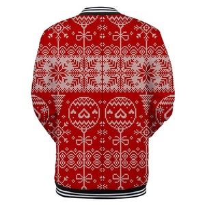 Mario – sweat-shirt à capuche tricoté avec motif de flocon de neige imprimé en 3D, veste à capuche pour Halloween, manteau à fermeture éclair, unisexe - Product Image 2