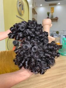 Extensiones de Cabello Humano Vietnamita con Ondas Profundas, Tejido a Máquina, Color Natural - Product Image 3
