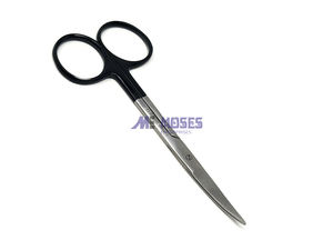 Lot de 2 ciseaux à iris Super Cut de 4.5 pouces courbés et droits en acier inoxydable de haute qualité japonais, source d'alimentation manuelle - Product Image 4