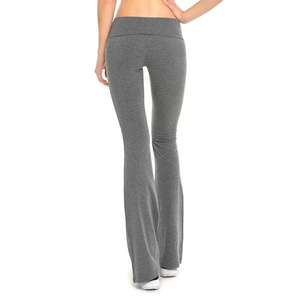 Pantalon de gymnastique coupe/couture exclusif à taille haute pour femmes du Bangladesh Style décontracté - Product Image 2