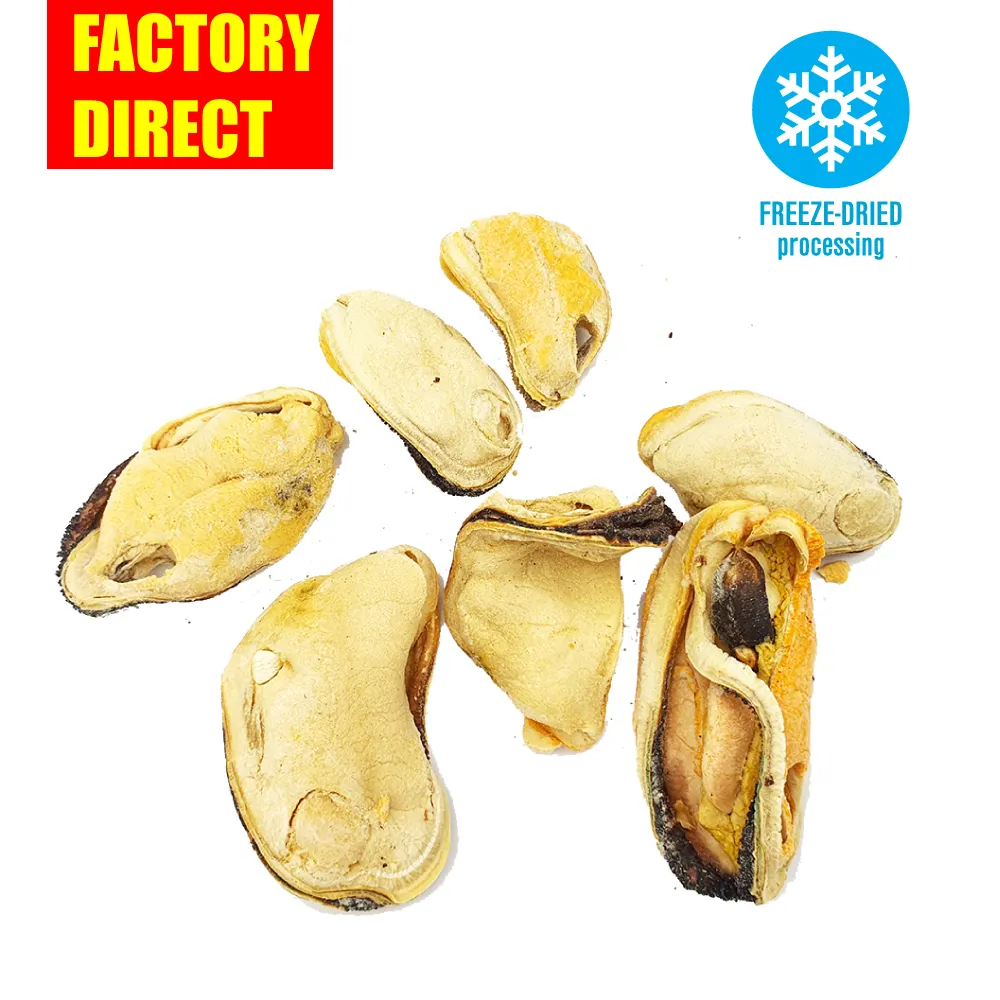 Private Label Freeze-Dried New Zealand Green Lipped Mussel Pet Food Treats Natural High Quality Protein Nutrition