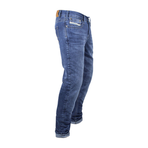 Vaqueros de estilo arrugado para hombre, jeans lavados, azul marino, AA, aramida, superventas - Product Image 4