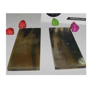 Balance de haut-parleur Gava naturels, de forme rectangulaire pour cadre de lunettes, couleur marron, plaque en corne, fabricant, new, - Product Image 1