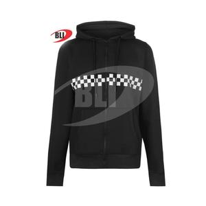 Sudaderas con capucha y cremallera para hombre con logotipo personalizado, ropa deportiva de forro polar de algodón, precio al por mayor, informal, manga larga, ajustada, uso regular - Product Image 3