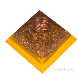 Best Saler of Reiki Therapy <b>Orgonite</b> Pyramid With Citrine : Reiki Therapy <b>Orgonite</b> Pyramid With Citrine for Sale - Product Image 1