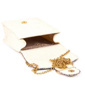 Sac hobo bohème pour femmes - Sac à main en tissu turc tissé couleur crème - Product Image 3