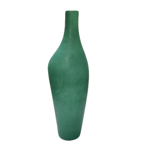 Venta al por mayor de jarrones de cristal de flores de arte personalizado diseño de brotes de vidrio regenerado y jarrones de cristal decoración del hogar jarrones de cristal transparente - Product Image 1