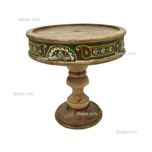 Présentoir à gâteau en bois dernier modèle avec serveur à gâteau de forme ronde de qualité supérieure au travail islamique au prix le plus bas - Product Image 6