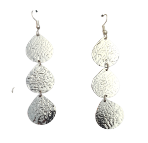 Boucles d'oreilles pendantes en argent, nouvelle collection, haute qualité, brillantes, faites à la main, 3 couches, accessoires de bijoux pour filles et femmes, cadeau - Product Image 1