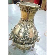 Pot de fleurs Antique en laiton Antique, pour décoration de maison et salon à prix bas - Product Image 3