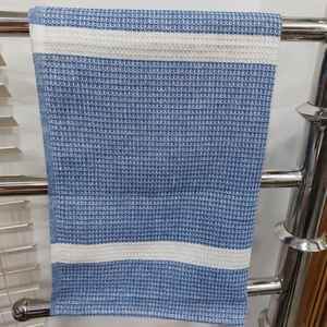 100% algodón desechable antimicrobiano personalizado al por mayor Waffle tejido hilo teñido toallas de cocina paños de cocina - Product Image 1