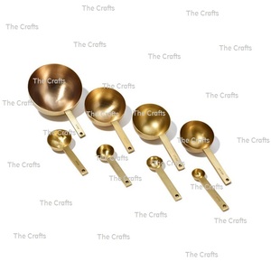 ชุดถ้วยตวงสีทองโลหะ4ชิ้น - Product Image 4