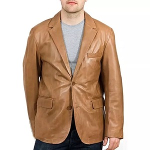 100% High Quality Genuine <b>Leather</b> <b>Jacket</b> Custom <b>Long</b> Slim Fit Design <b>Leather</b> <b>Jackets</b> For Boys Wholesale Design - Product Image 5