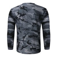 T-shirt camouflage pour hommes, col rond à manches longues, personnalisé, fabriqué au Pakistan, sialtt Shirt