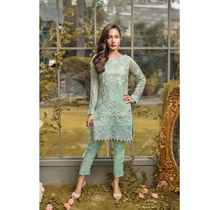 Chifoon-traje de salón de césped para fiesta de boda, traje elegante de India paquistaní, colección de eid, shalwar kameez, modelo 93, Diseño Popular - Product Image 4