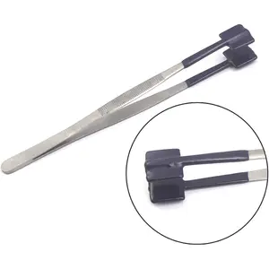 Pinzas para Triturar Cuentas, Pinzas para Trabajar con Vidrio, Triturador de Cuentas de 8 Pulgadas para Trabajos con Lámpara - Product Image 1