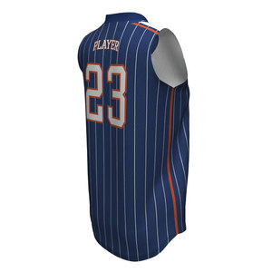 Envío rápido OEM, uniforme de baloncesto personalizado de poliéster para EE. UU., conjunto 100% cosido, camiseta de baloncesto reversible de alta calidad. - Product Image 4