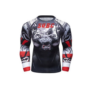 Protection contre les éruptions cutanées à manches longues, meilleurs protège-éruptions cutanées Bjj et vêtements d'arts martiaux pour hommes - Product Image 6