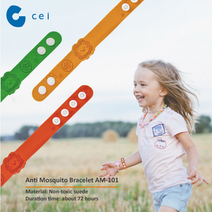 Nuevo 2019 plagas matar pulsera de moda pulsera de <span class=keywords><strong>citronela</strong></span> repelente de mosquitos pulsera para niños - Product Image 5