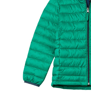 Chaquetas de invierno con cuello levantado recubierto de logotipo de diseño personalizado OEM para ropa informal de hombre chaqueta de burbuja de Color sólido cálido con capucha - Product Image 6