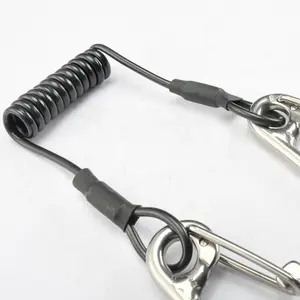 Высококачественный защитный шнурок из полиуретана для альпинизма с двойным крючком