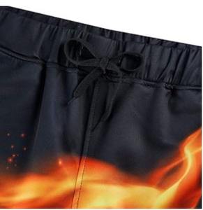 Pantalones bombachos de cintura alta para hombre y mujer, pantalón informal con lazo y cordón, con Bolsillos y cintura elástica - Product Image 3