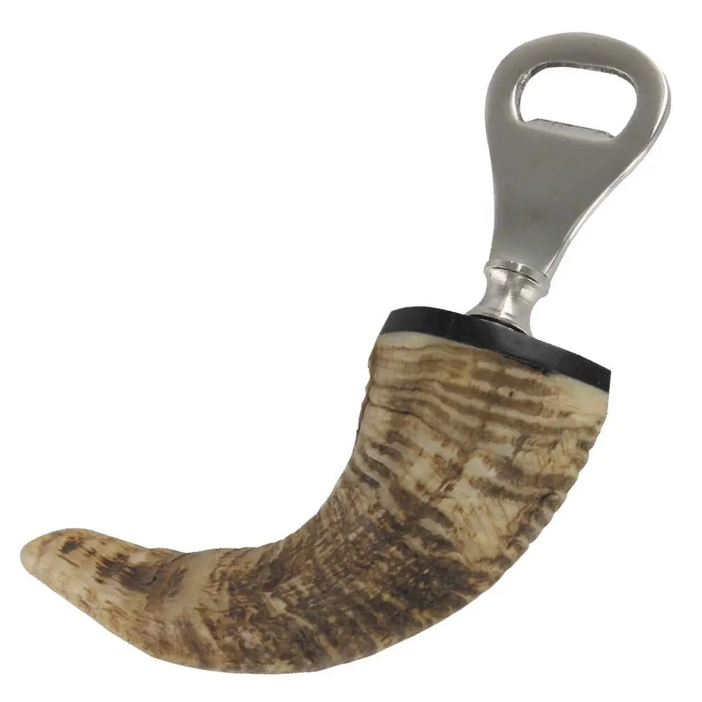 Handmade Horn Bottle Opener Wholesale Natural Horn Bottle Opener Horn Beer Opener for Bar and party Wholesale price