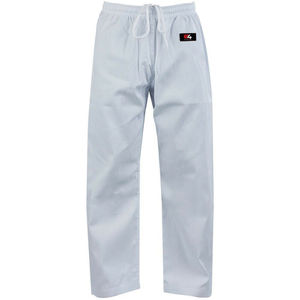 Pantalones BJJ de tela Rip Stop blancos, ropa deportiva Jiu Jitsu hecha a medida de alta calidad, servicios OEM resistentes, hecha a medida en Pakistán - Product Image 3