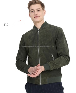 Chaqueta de Cuero de Motociclista de Gamuza Genuina, Nueva Llegada 2026, Chaqueta de Cuero de Moda para Hombre de Invierno - Product Image 1