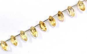 พลอยซิทรีนธรรมชาติ29ชิ้นพลอยสีเหลืองทรงรีรูปทรงมาร์คีทำเครื่องประดับ - Product Image 3