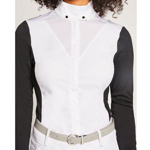 Camisa ecuestre ventilada para mujer, transpirable, reconfortante, ajuste, ropa personalizada, venta al por mayor a granel, camisetas para montar a caballo - Product Image 1