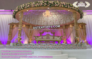 ไม้สำหรับงานแต่งงานสุดพิเศษของตกแต่งงานแต่งงานที่ทำจากไม้รูปทรงพระแมนดาปที่สง่างามสำหรับวันพิเศษของคุณ - Product Image 2