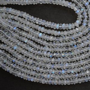 Cuentas Redondas de Piedra Lunar Blanca al por Mayor con Certificación de Terceros para la Fabricación de Joyas - Product Image 6