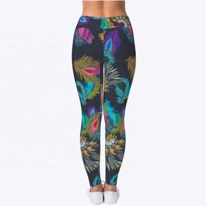 Leggings de Yoga de Alto Contraste para Mujer, Secado Rápido, Transpirables, Antibacterianos, Ropa Deportiva (Poliéster/Spandex) - Product Image 2