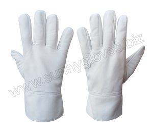 ถุงมือเชื่อมอาร์กอนในหนัง Cowhide แยกกับทนความร้อนเรียงรายสำหรับการป้องกันเพิ่มเติม - Product Image 6