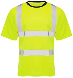 Customize Safety Clothing Manufacturers Short Sleeve Shirts Cotton Bamboo Fabric Mens T-Shirts