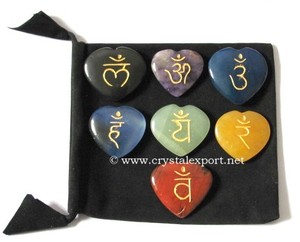 Wholesaler of Chakra Sanskrit Heart Set : Chakra Sanskrit Heart Set for Sale - Product Image 1