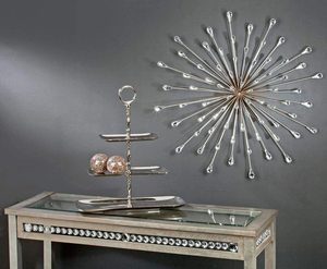 Art mural élégant nouveau 2022 maison hôtel salon chambre à coucher luxe moderne décoration murale en métal couleur or Art mural en métal - Product Image 3