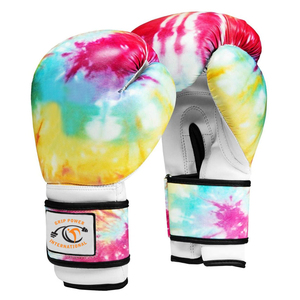 Guantes de boxeo de diseño de logotipo personalizado de alta calidad para la práctica de artes marciales - Product Image 5