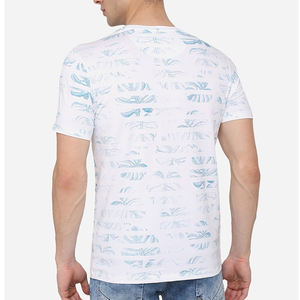 เสื้อยืดกราฟิกผู้ชายแบบสั่งทำ ผ้าคอตตอนเจอร์ซีย์ ทรงปกติ รับผลิตแบบ OEM สตรีทแวร์ลำลอง แฟชั่นทันสมัย ผลิตในปากีสถาน - Product Image 4