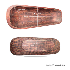 Unique Decorative Honeycomb Rosewood Matte Vintage Hand Carved Eco Friendly Multi Functional Food Safe Dough Bowl for Home Decor - Product Image 2