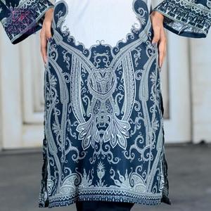 High Quality Digital Print Cotton Indian Pakistani Women's Modern Style Party Wear <b>Kurtis</b> for Summer - Product Image 3