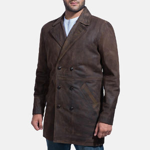Veste d'hiver pour homme personnalisée 2022, cuir de vache fin de qualité supérieure, long manteau imperméable, coupe-vent, respirant, séchage rapide - Product Image 3